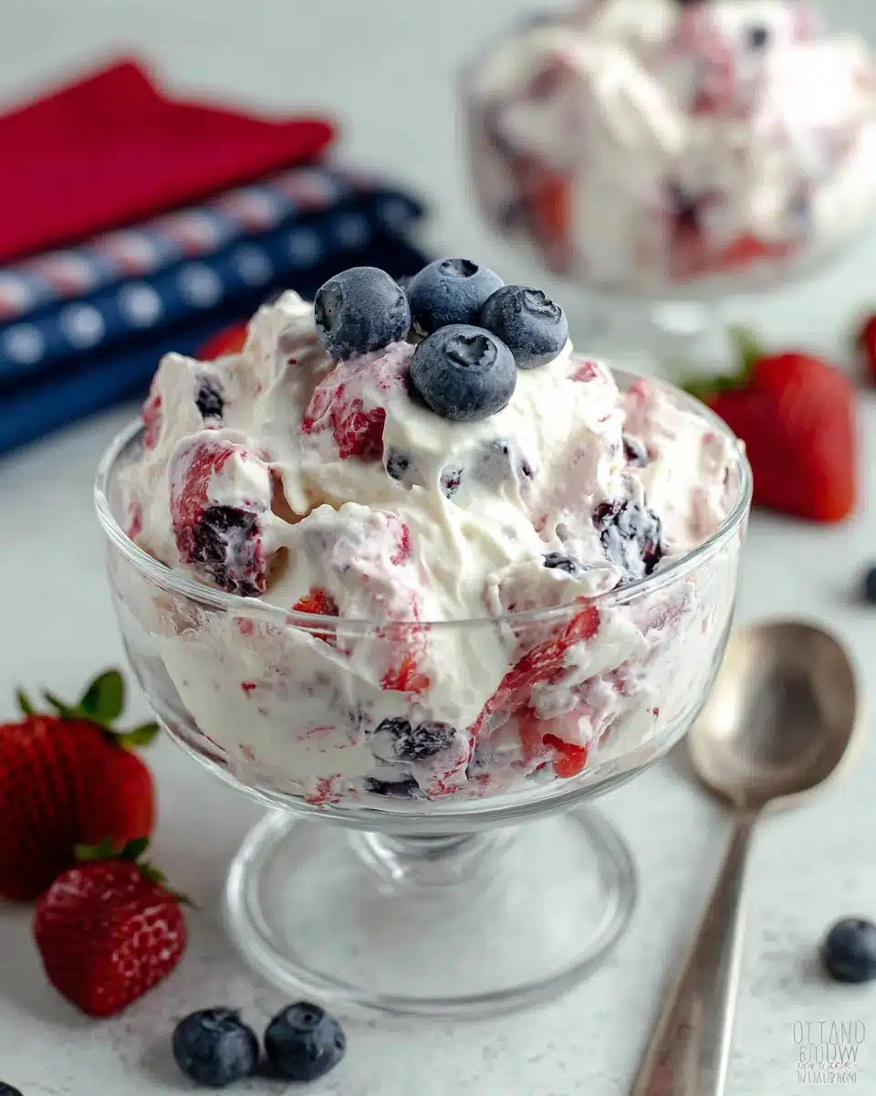 Easy 10-Minute Berry Cheesecake Salad for Summer Parties